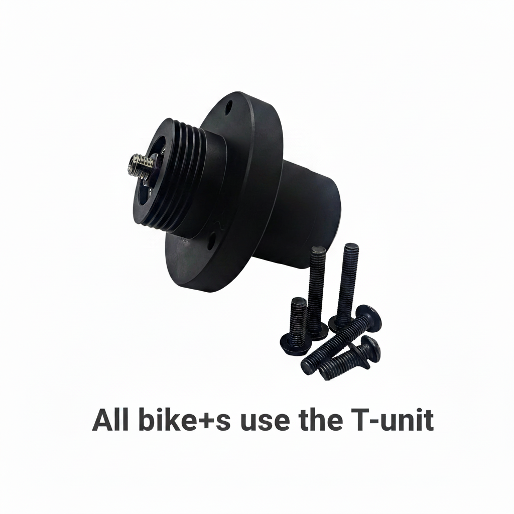 R-Frame Bike Italian Made Peloton Flywheel Hub & Axle Assembly