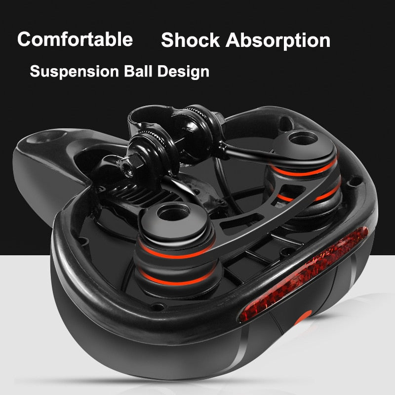 Selle rembourrée épaisse et confortable pour vélo et vélo+.