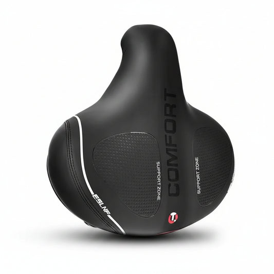 Shock-Ball Comfortable Thick Padded Saddle For Bike & Bike+