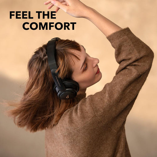 Écouteurs sans fil hybrides à réduction de bruit active Anker Sound-core Life Q30, 40 heures