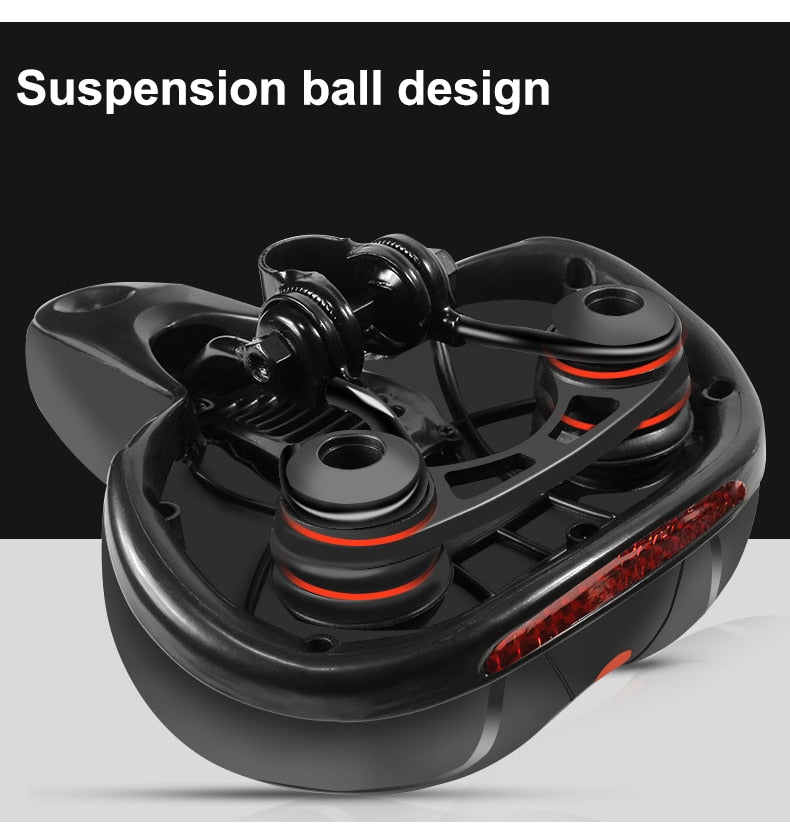 Selle rembourrée épaisse et confortable pour vélo et vélo+.