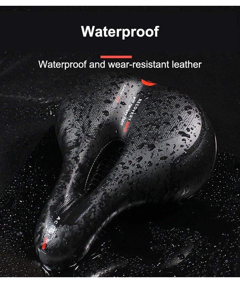 Selle rembourrée épaisse et confortable pour vélo et vélo+.
